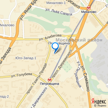 Карта места проведения встречи