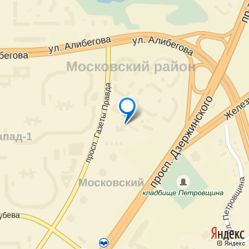 Карта места проведения встречи