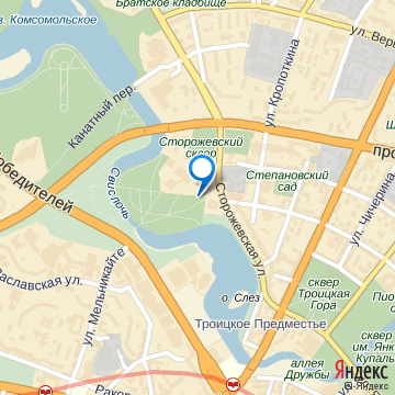 Карта места проведения встречи